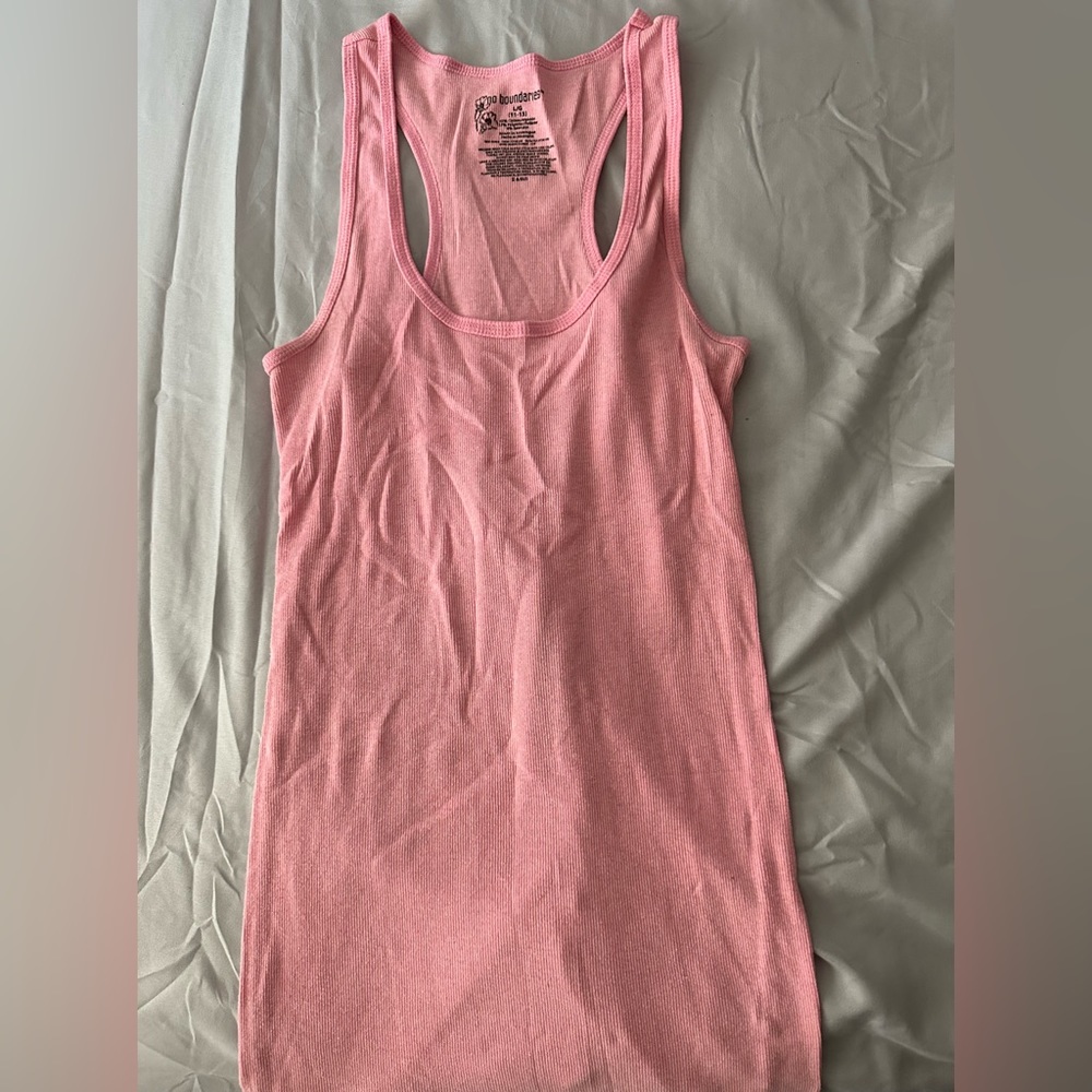 Pink tank top